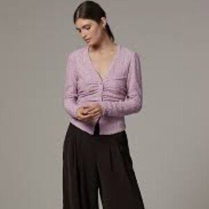 Maeve Textured Eyelet Top